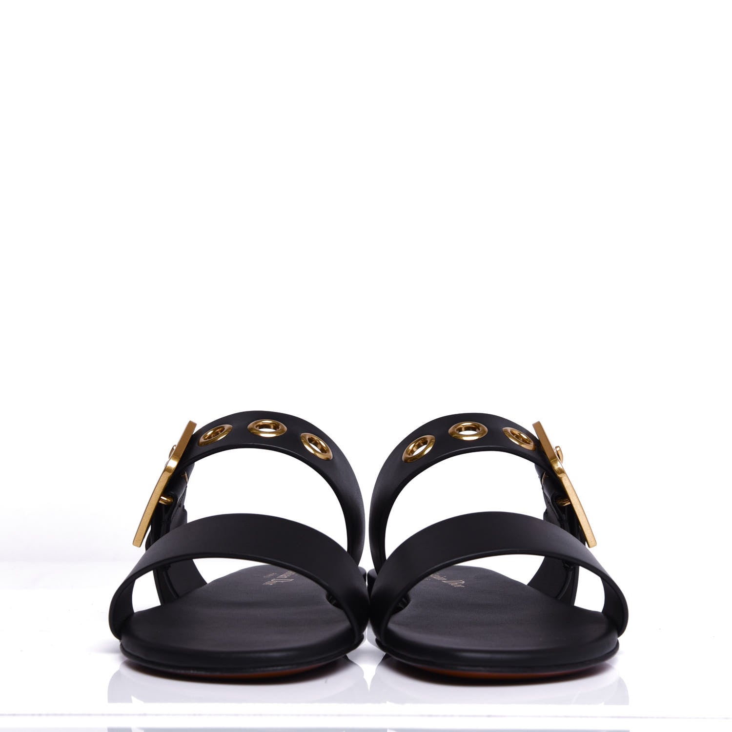 Balenciaga Rubber Womens Logo Pool Slide Sandals 41 Black White 12 of 20