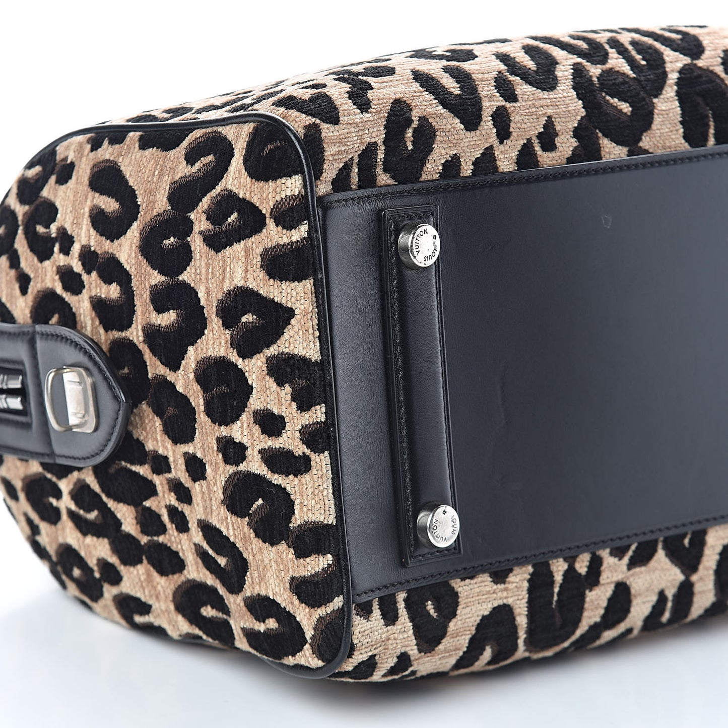 Jacquard Velvet Leopard Print Stephen Sprouse Speedy