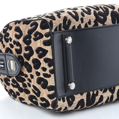 Louis Vuitton Jacquard Velvet Leopard Print Stephen Sprouse Speedy 8 of 9