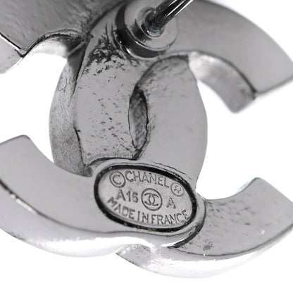 Chanel Ruthenium Crystal CC Earrings 4 of 5