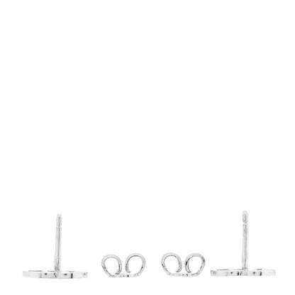 Gucci 18K White Gold Running G Stud Earrings 3 of 5
