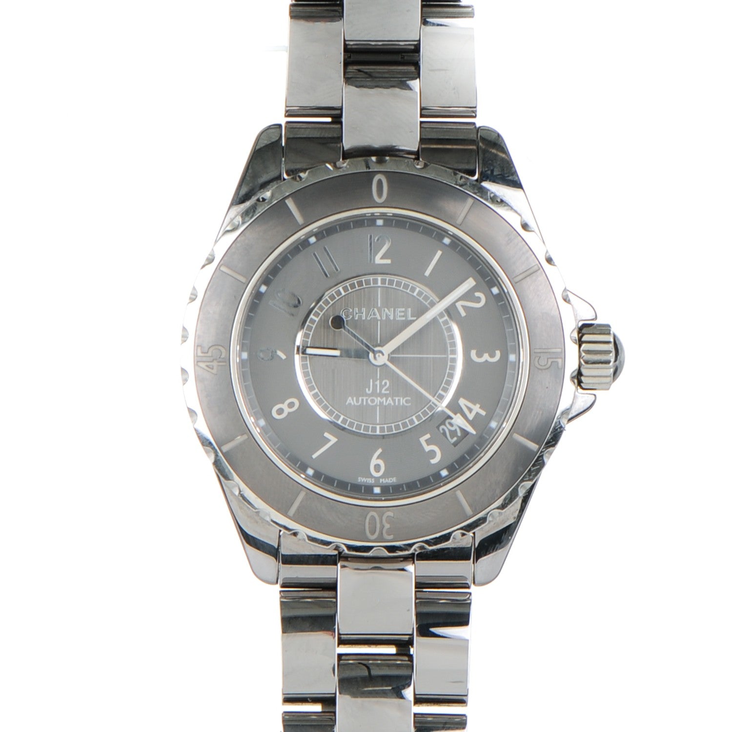 Chanel Titanium Ceramic 38mm J12 Chromatic Automatic Watch 1 of 8