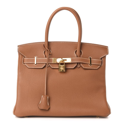 Hermes Togo Birkin 30 Gold 1 of 10