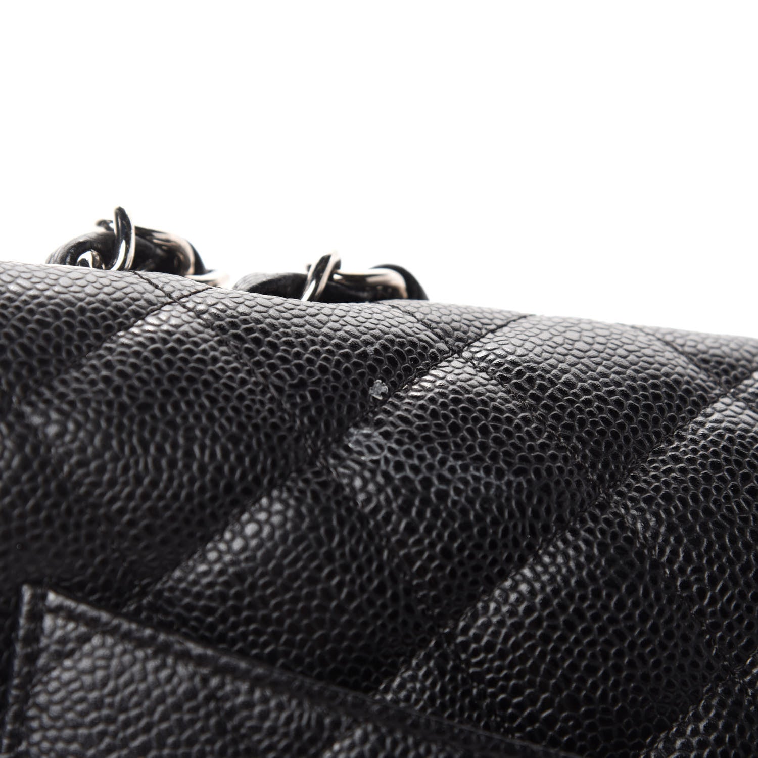 Chanel Caviar Quilted Jumbo Single Flap Black 11 of 17