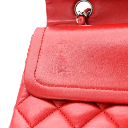 Chanel Lambskin Quilted Medium Double Flap Red 11 of 11