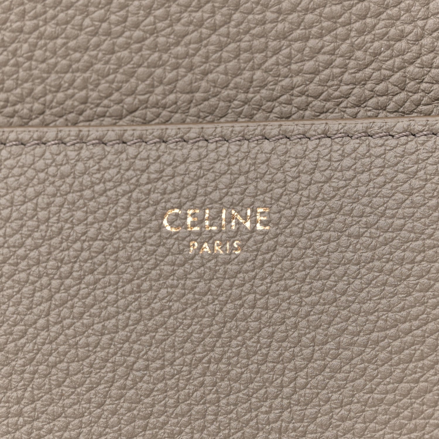 Celine Soft Grained Calfskin Sangle Bucket Bag Taupe 6 of 11
