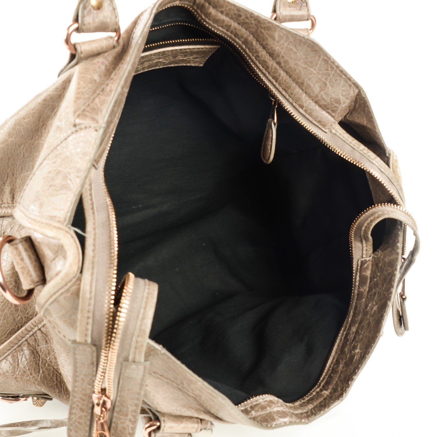 Balenciaga Agneau Giant 12 Rose Gold Hardware City Gris Poivre 10 of 13