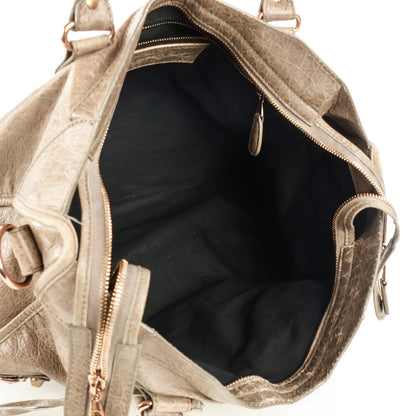 Balenciaga Agneau Giant 12 Rose Gold Hardware City Gris Poivre 10 of 13