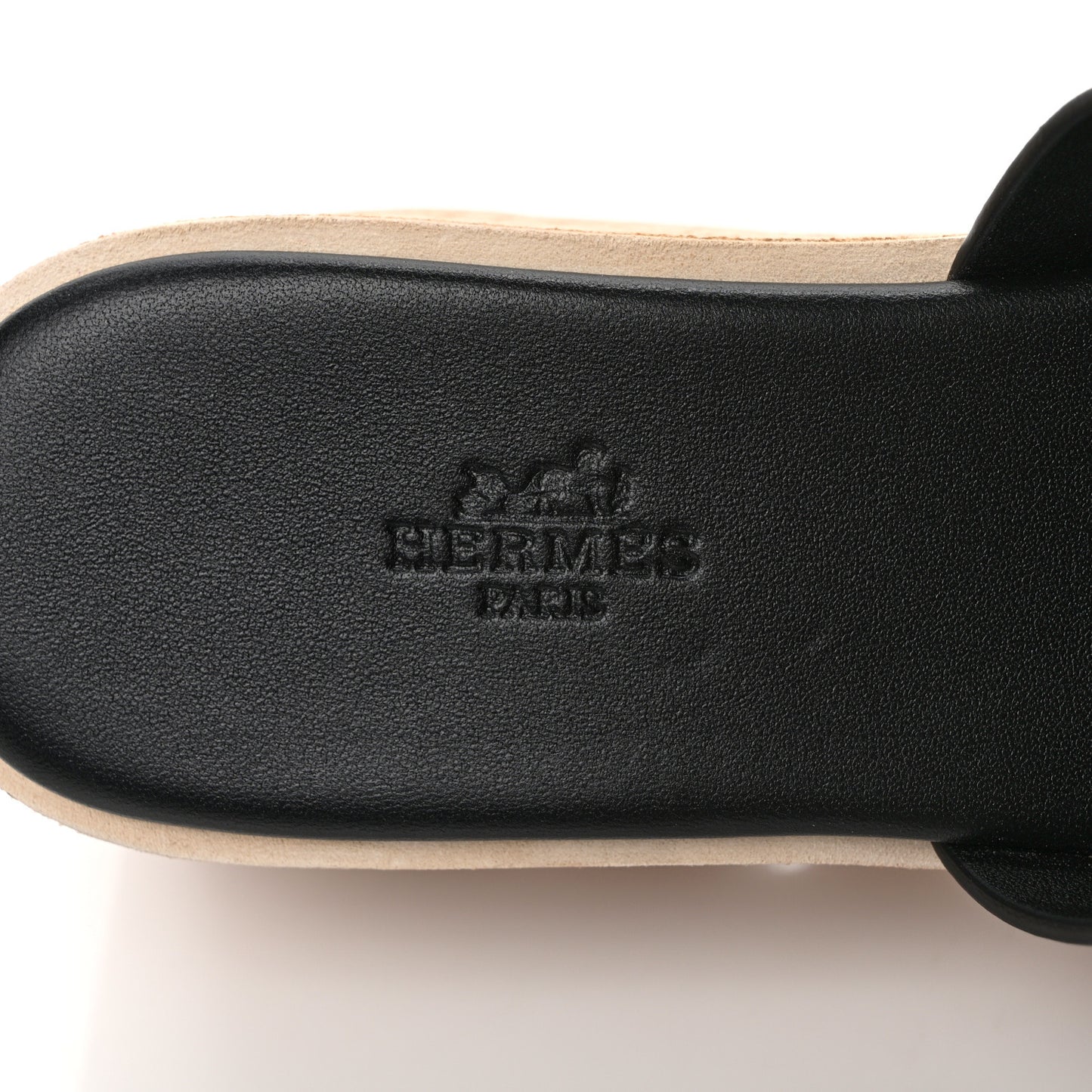 Calfskin Cork Eze 30 Sandals 37 Black