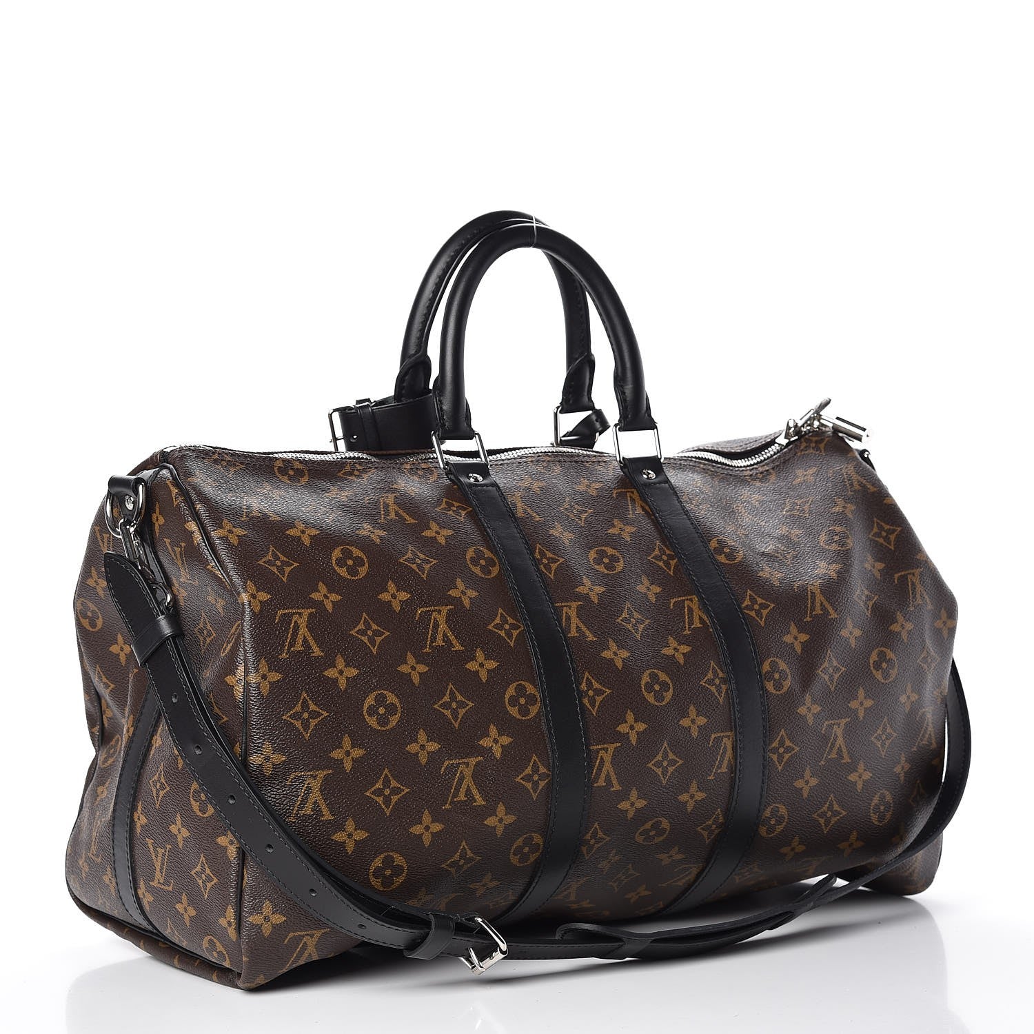 Louis Vuitton Monogram Macassar Keepall Bandouliere 45 3 of 8