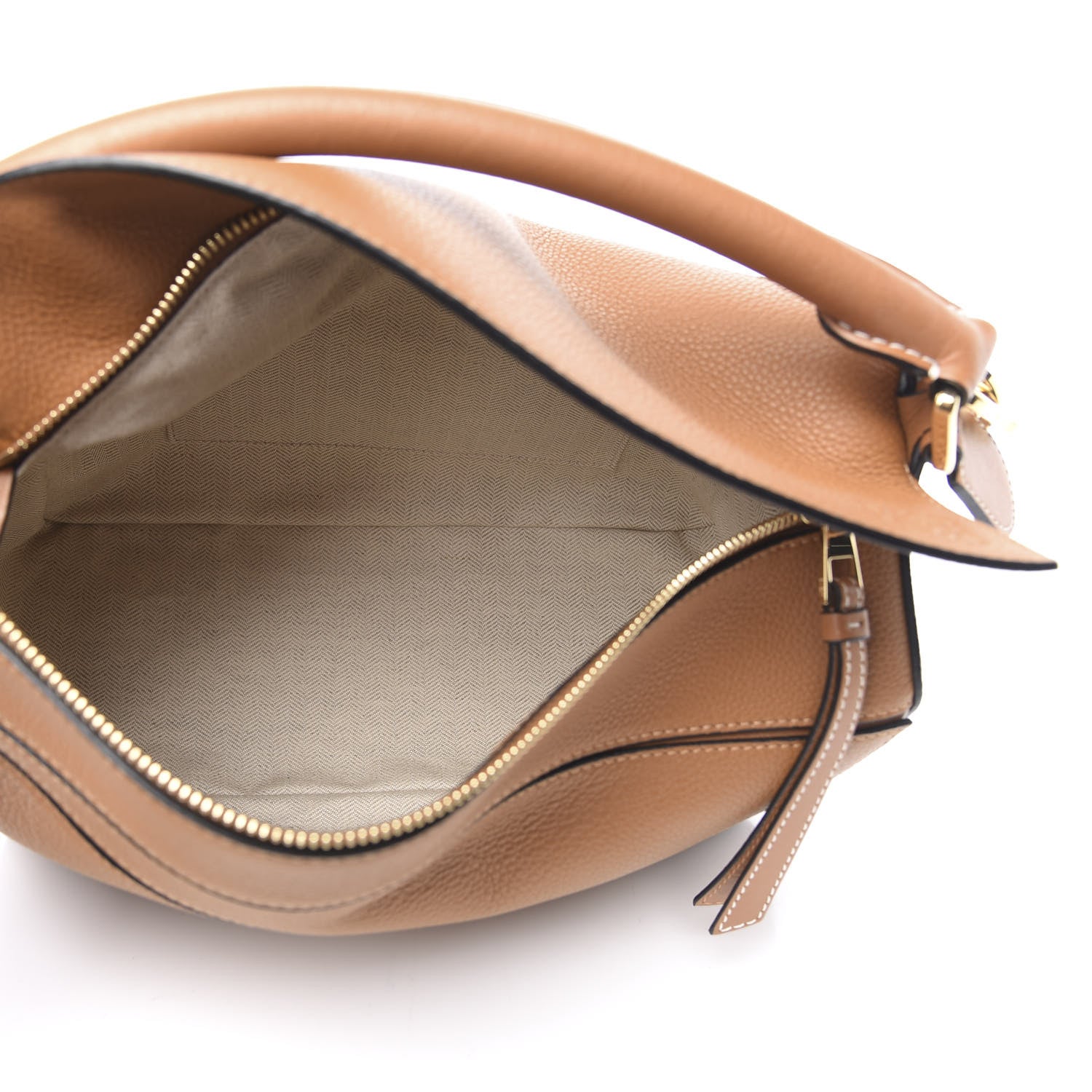 Loewe Calfskin Medium Puzzle Bag Tan 5 of 9