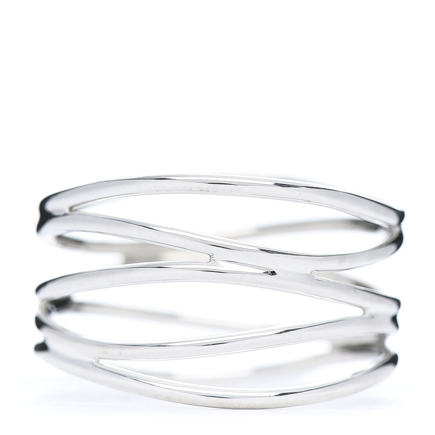 Sterling Silver Elsa Peretti 5 Row Wave Ring 58 8.25