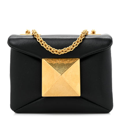 Valentino Garavani Nappa Micro One Stud Chain Bag Black 1 of 12