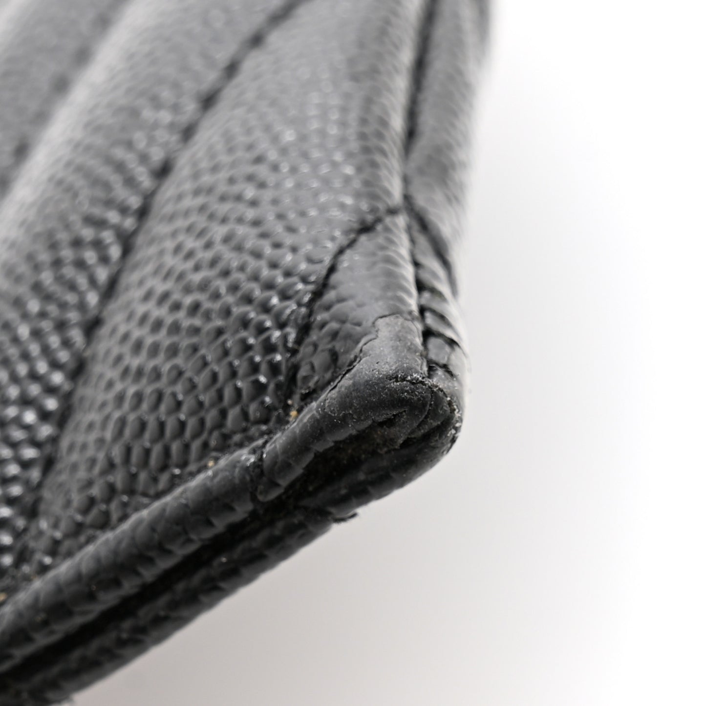 Monogram Grain de Poudre 5 Fragments Zip Pouch Card Holder Black