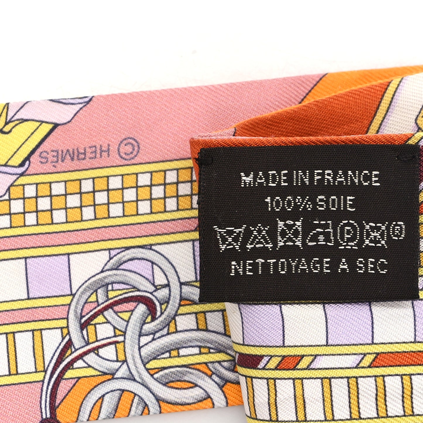 Silk Brides et Gris Twilly Orange Jaune Rose