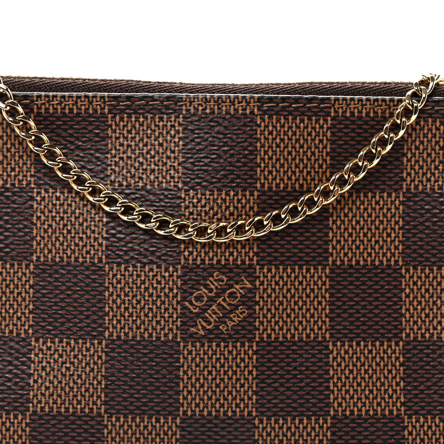 Louis Vuitton Damier Ebene Mini Pochette Accessories 7 of 9