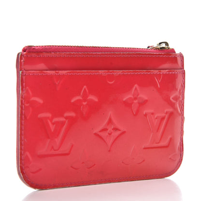 Louis Vuitton Vernis Key Pouch Rose Pop 3 of 10