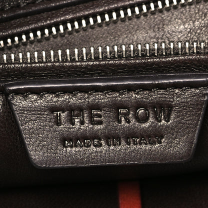 The Row Polished Saddle Calfskin Medium N/S Park Tote Burnt Wood 5 of 8