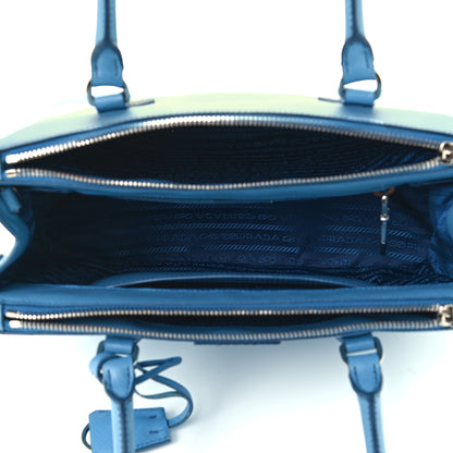 Prada Saffiano Small Galleria Double Zip Tote Mare 5 of 11
