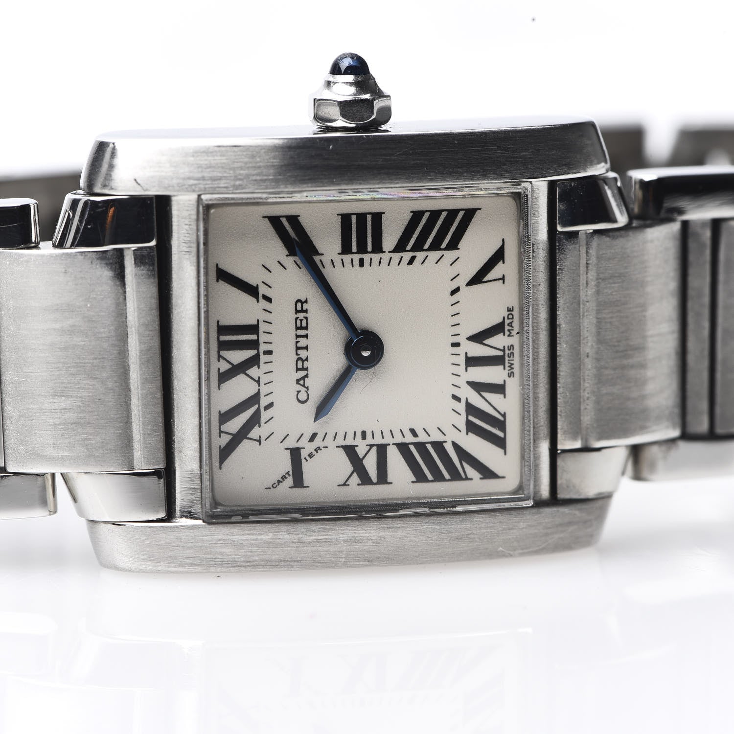 Cartier Stainless Steel 20mm Tank Francaise Quartz Watch 9 of 11
