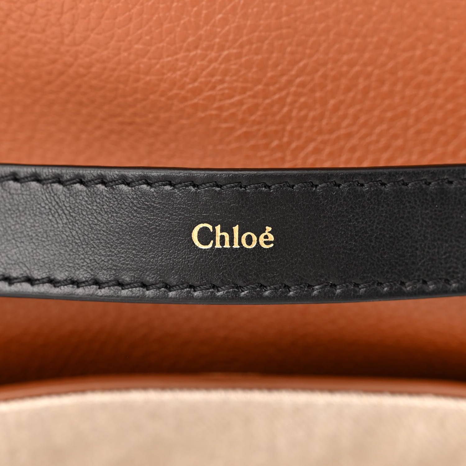 Chloe Grained Calfskin Medium Penelope Shoulder Bag Caramel 6 of 12