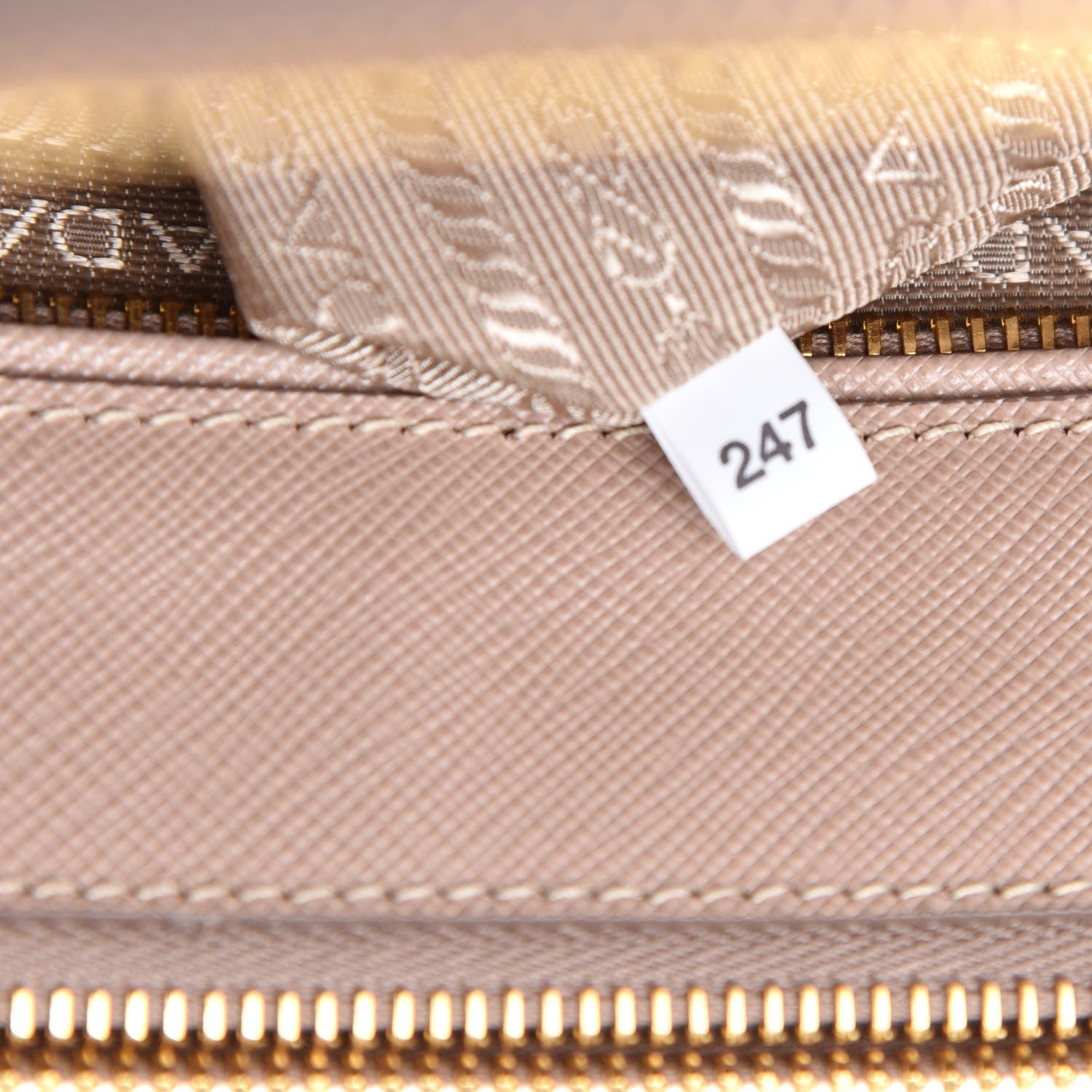 Prada Saffiano Medium Galleria Double Zip Tote Cammeo 9 of 10