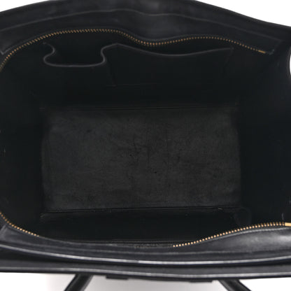Celine Smooth Calfskin Mini Luggage Black 4 of 10
