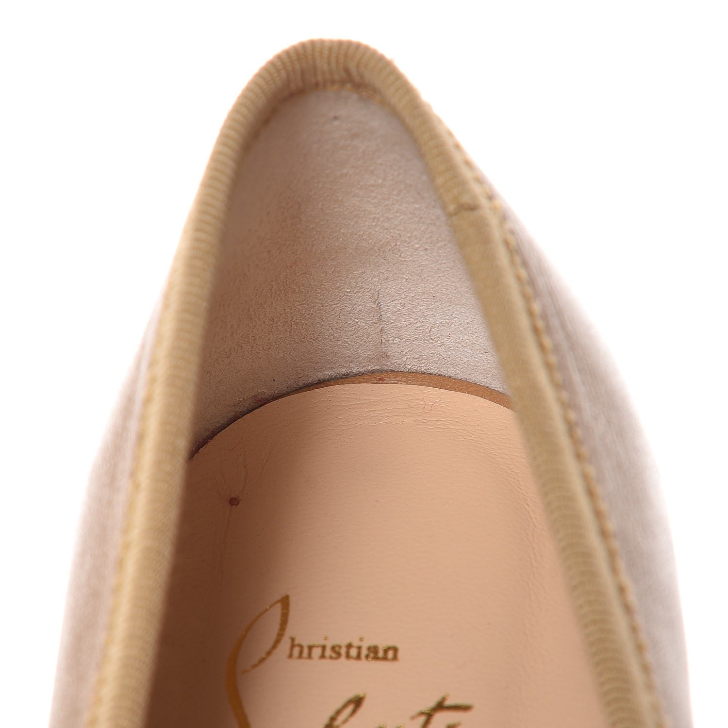 Christian Louboutin Nappa Solasofia Flats 38.5 Nude 10 of 11