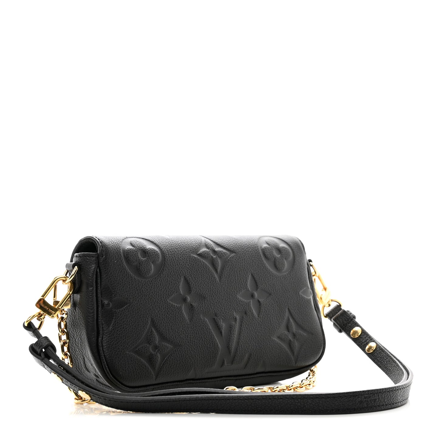 Empreinte Monogram Giant Ivy Wallet On Chain Black