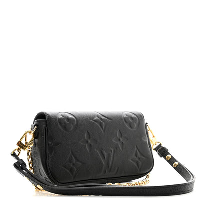 Louis Vuitton Empreinte Monogram Giant Ivy Wallet On Chain Black 3 of 9