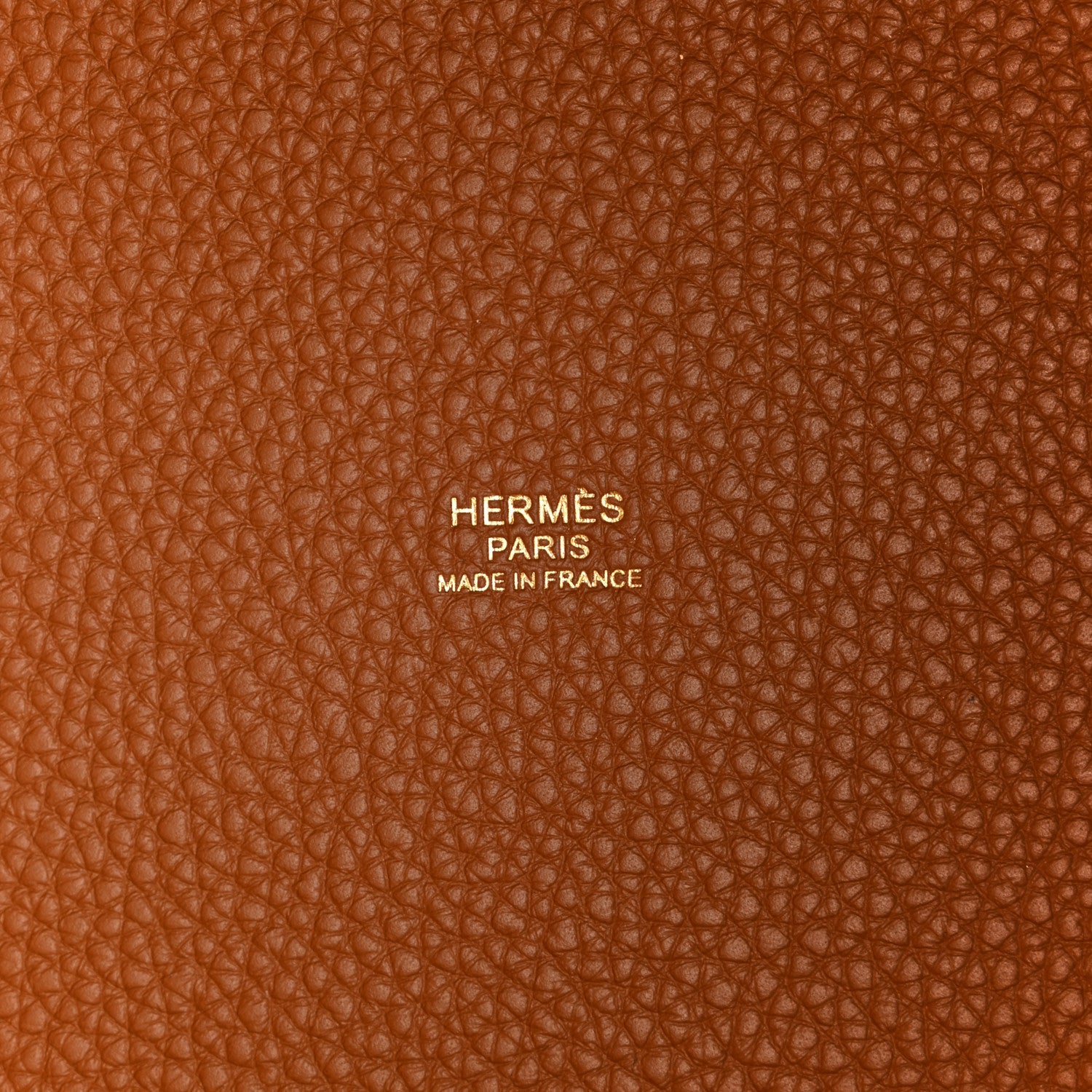 Hermes Taurillon Clemence Picotin Lock 22 MM Gold 6 of 11