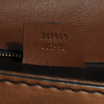 Gucci Leather New Bamboo Large Top Handle Bag Brown 7 of 7