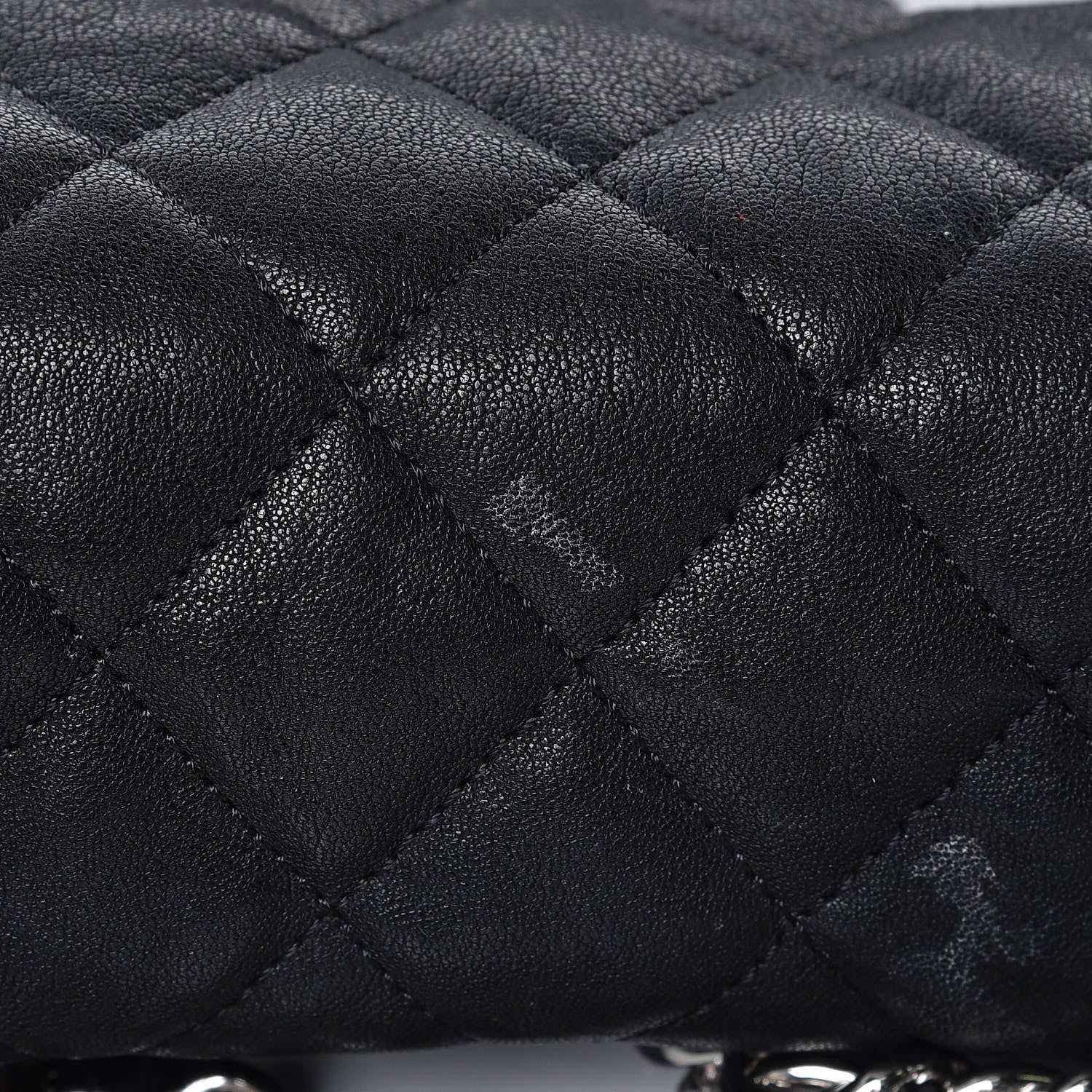 Chanel Washed Lambskin Mini Chain Around Messenger Black 9 of 10