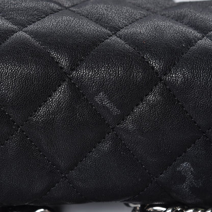 Chanel Washed Lambskin Mini Chain Around Messenger Black 9 of 10