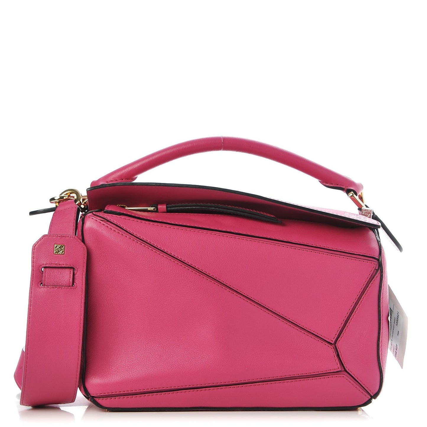 Calfskin Small Puzzle Bag Fuchsia