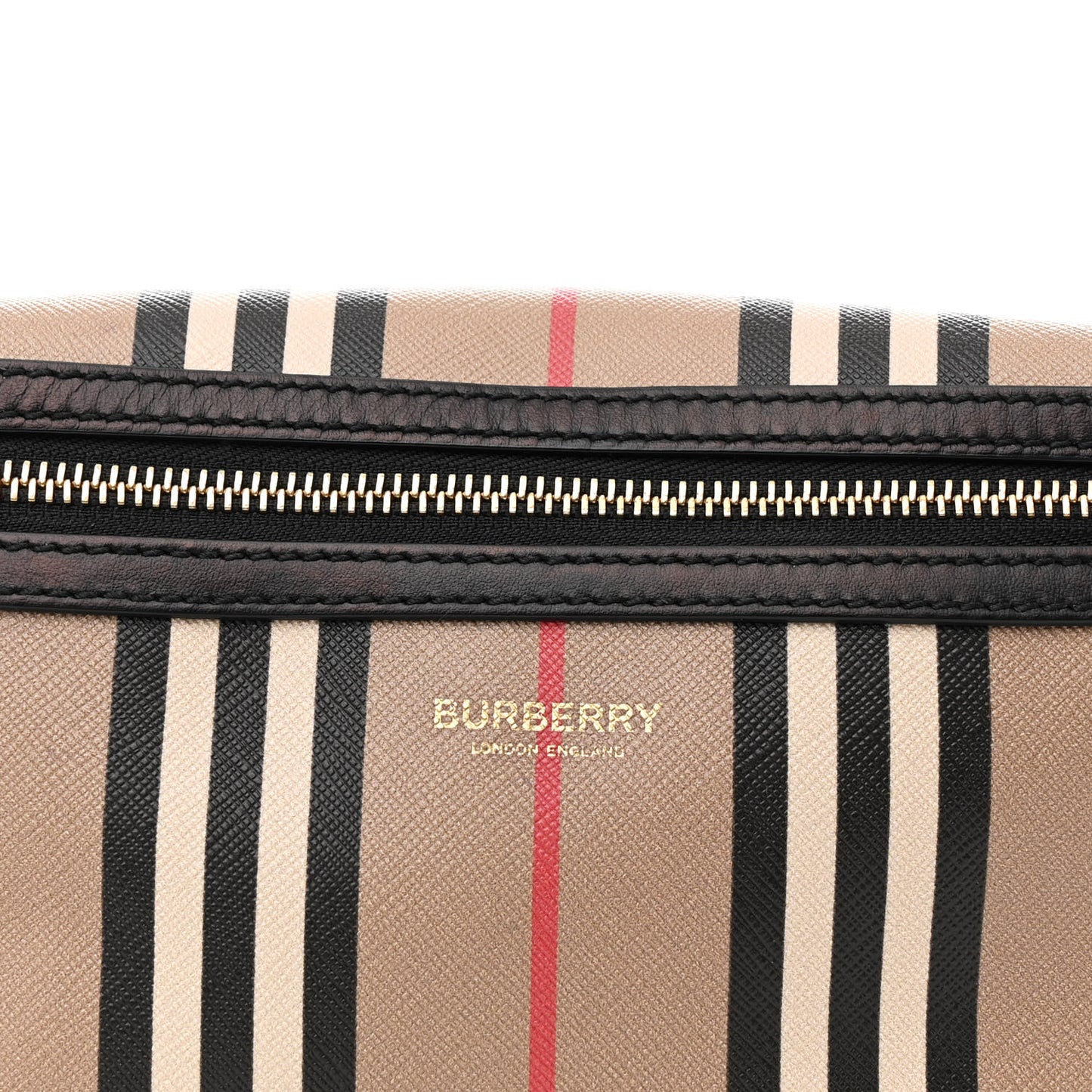 E-Canvas Icon Stripe Sonny Bum Bag Archive Beige