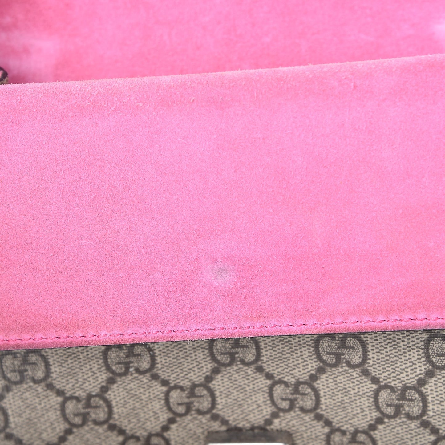 GG Supreme Monogram Mini Dionysus Shoulder Bag Pink