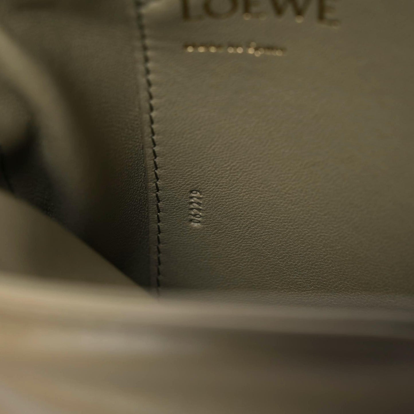 Lambskin Goya Puffer Bag Dark Green
