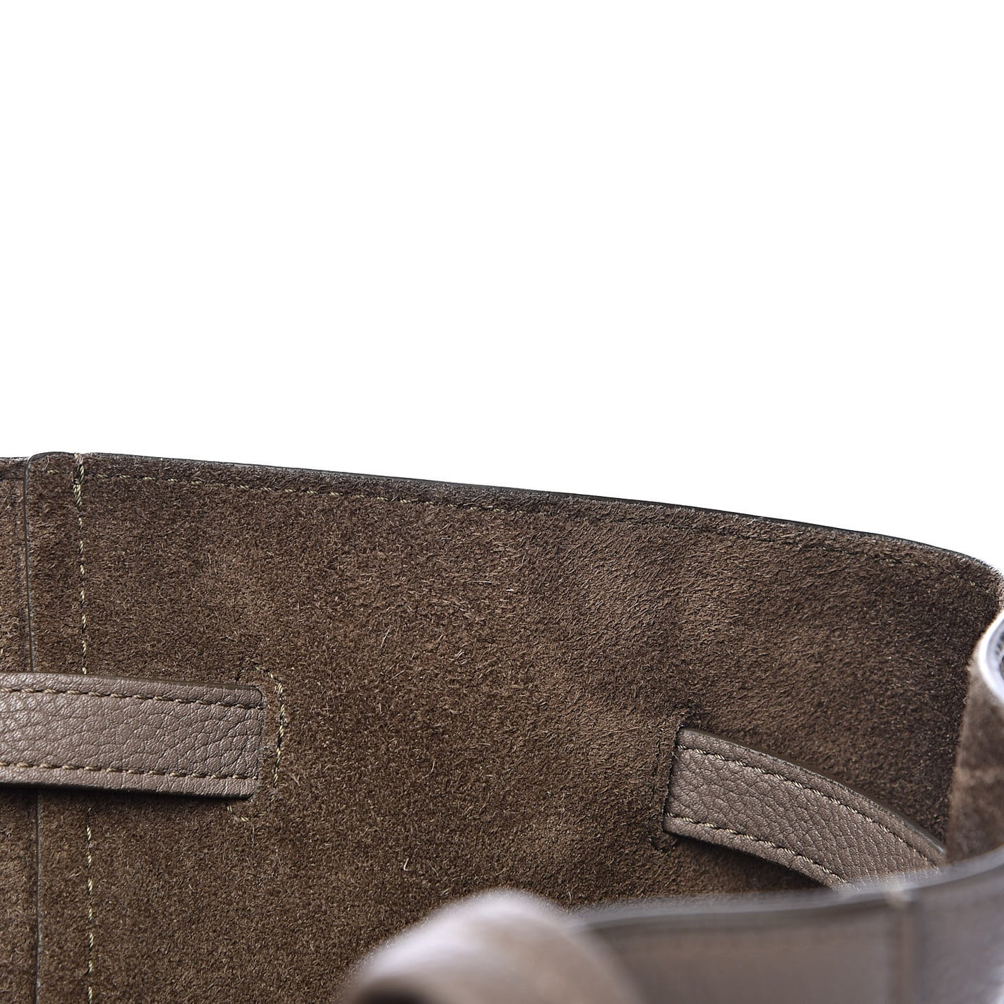 Soft Grained Calfskin Small Belt Cabas Phantom Taupe