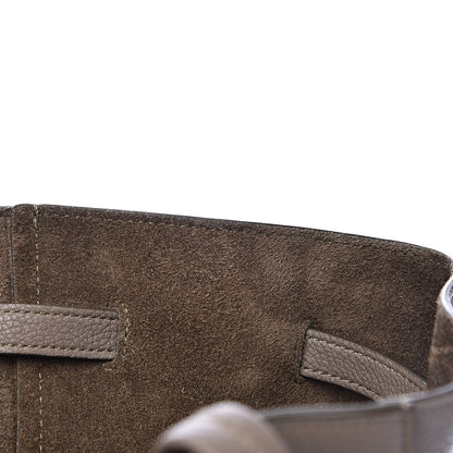Celine Soft Grained Calfskin Small Belt Cabas Phantom Taupe 11 of 15