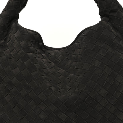 Bottega Veneta Suede Intrecciato Medium Hop Fondant 7 of 9