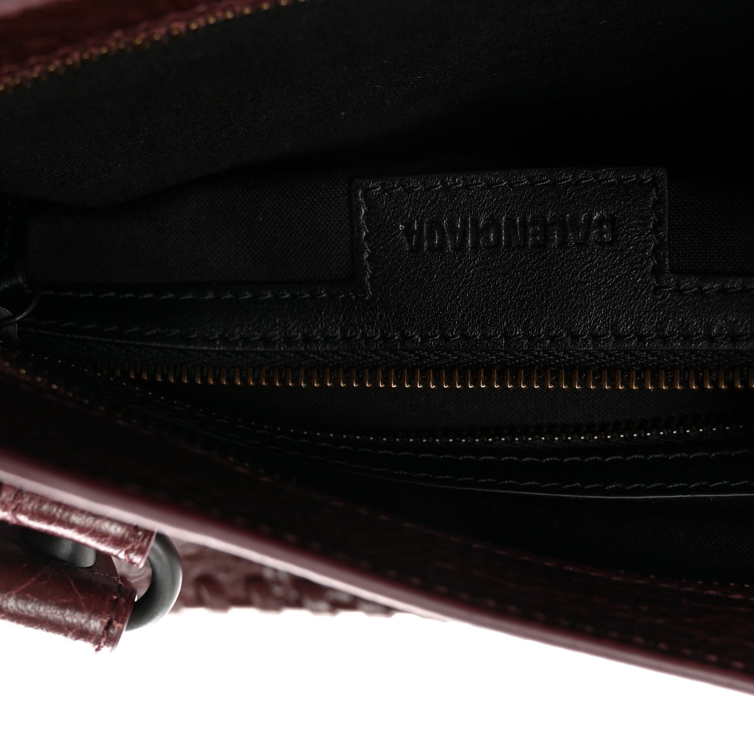 Balenciaga Agneau Arena Classic Hardware Small Le City Dark Burgundy 6 of 9