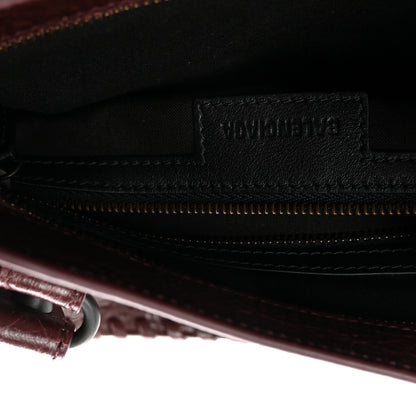 Balenciaga Agneau Arena Classic Hardware Small Le City Dark Burgundy 6 of 9