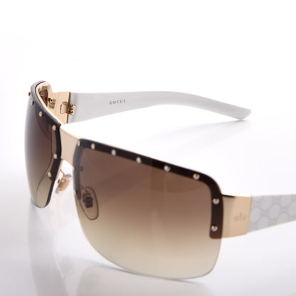 Gucci Studded Sunglasses 1819S White 5 of 8