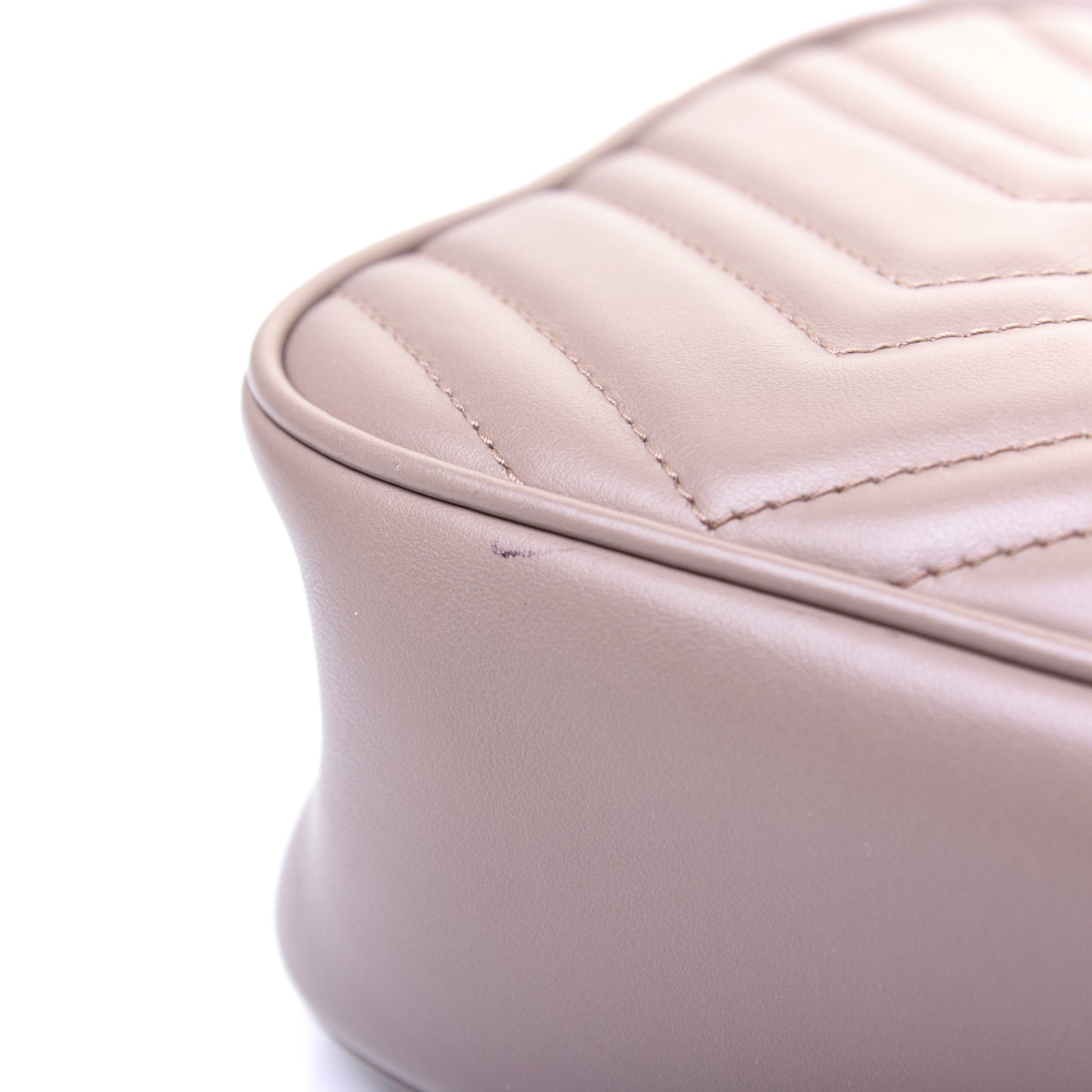 Calfskin Matelasse Small GG Marmont Chain Shoulder Bag Porcelain Rose