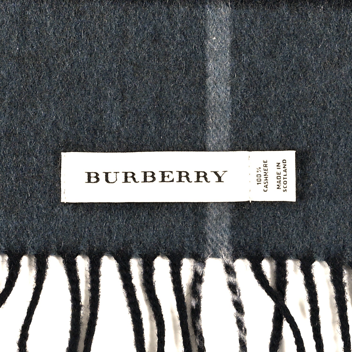 Burberry Cashmere Giant Check Scarf Grey 1787498 – FASHIONPHILE
