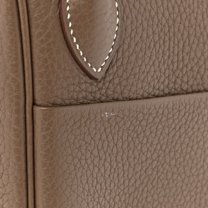 Hermes Taurillon Clemence Lindy 26 Etoupe 13 of 13