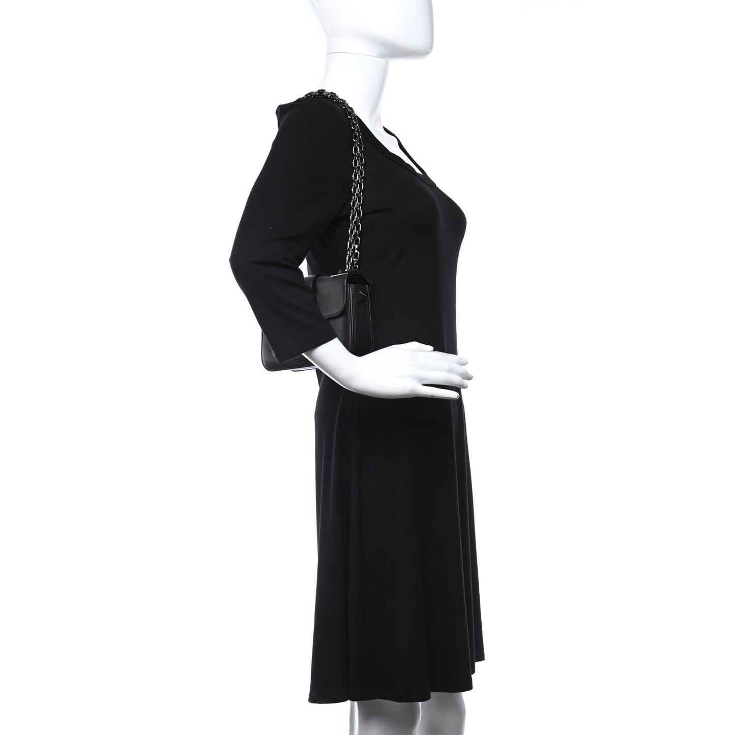 Vitello B-Rockstud Flap Black