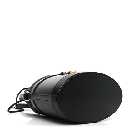 Gucci Azalea Sakai Calfskin Horsebit 1955 Drawstring Bucket Bag Black 4 of 10