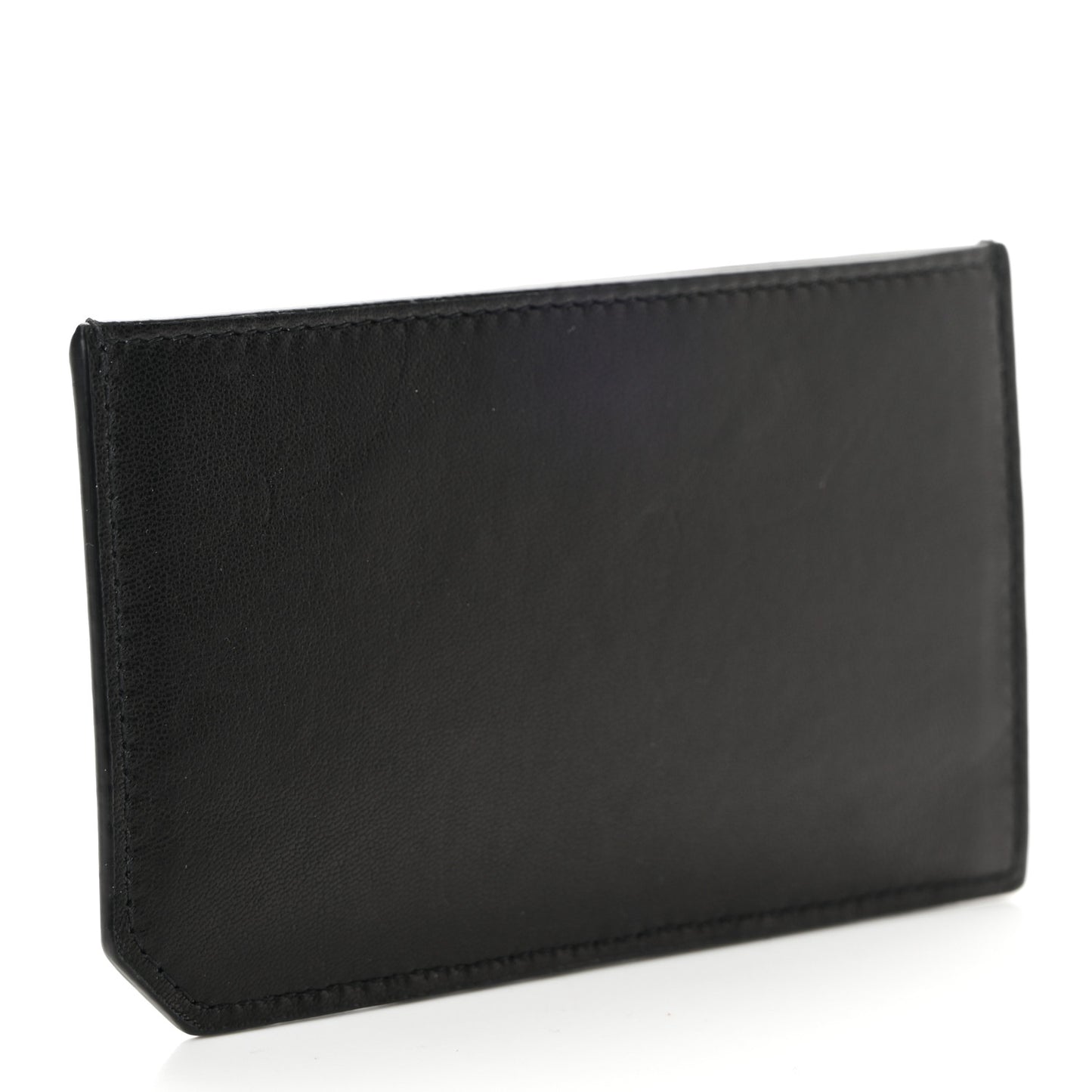 Calfskin 5 Fragments Card Holder Black